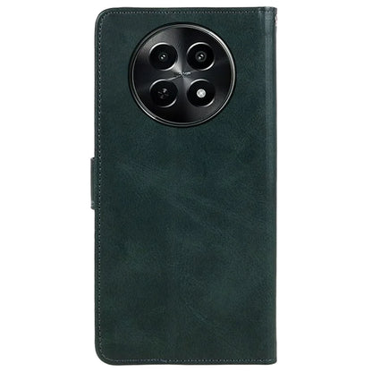 For Realme C65 5G  Case PU Leather Wallet Folio Phone Cover Calf Texture