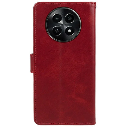 For Realme C65 5G  Case PU Leather Wallet Folio Phone Cover Calf Texture