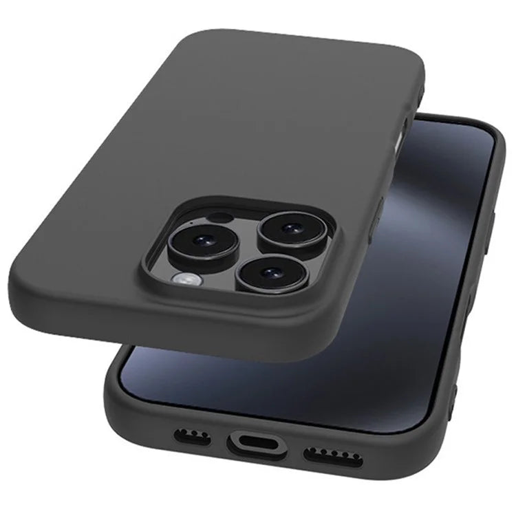WANLONFENG MS Series for iPhone 16 Pro TPU Case with Screen Protector (Big Lens Hole)