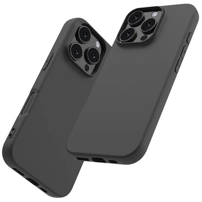 WANLONFENG MS Series for iPhone 16 Pro TPU Case with Screen Protector (Big Lens Hole)