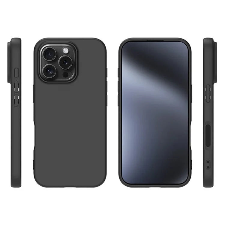 WANLONFENG MS Series for iPhone 16 Pro TPU Case with Screen Protector (Big Lens Hole)
