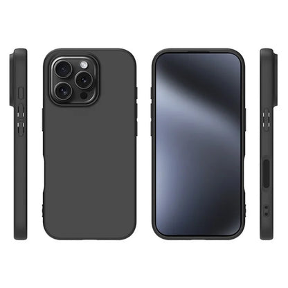 WANLONFENG MS Series for iPhone 16 Pro TPU Case with Screen Protector (Big Lens Hole)