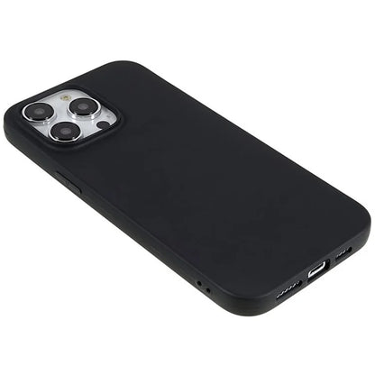 WANLONFENG MS Series for iPhone 15 Pro Max TPU Case with Screen Film 2-in-1 (Big Lens Hole)