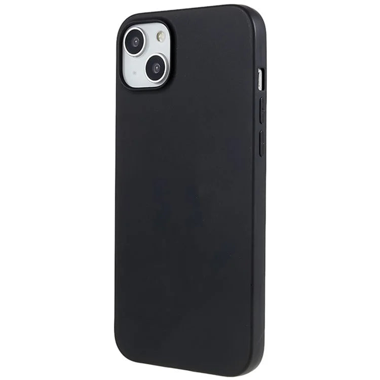 WANLONFENG MS Series for iPhone 15 TPU Case Matte Phone Cover with Screen Film (Big Lens Hole)