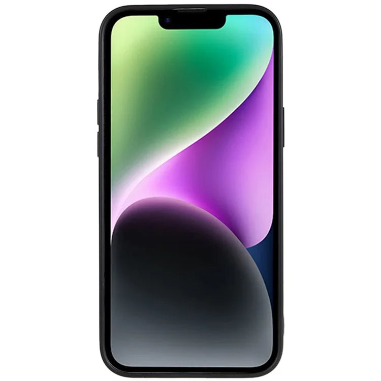 WANLONFENG MS Series for iPhone 15 TPU Case Matte Phone Cover with Screen Film (Big Lens Hole)