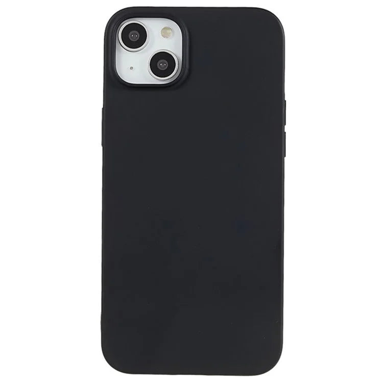 WANLONFENG MS Series for iPhone 15 Plus Case Matte TPU Back Cover with Screen Protector (Big Lens Hole)
