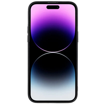 WANLONFENG MS Series for iPhone 15 Pro TPU Case with Tempered Glass Screen Film (Big Lens Hole)