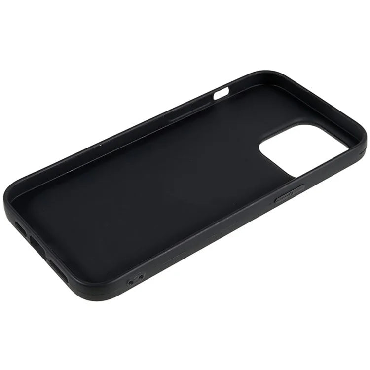 WANLONFENG MS Series for iPhone 15 Pro TPU Case with Tempered Glass Screen Film (Big Lens Hole)