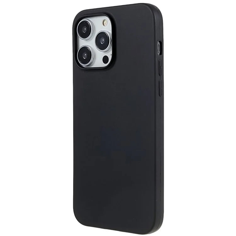WANLONFENG MS Series for iPhone 14 Pro Case Soft TPU Phone Cover with Screen Film (Big Lens Hole)
