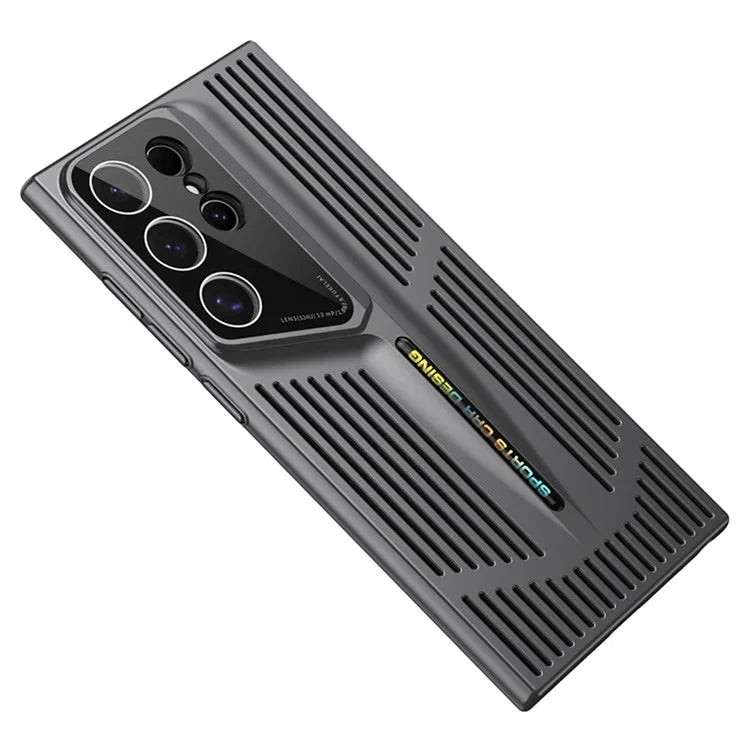 For Samsung Galaxy S24 Ultra Case Electroplating Hard PC Phone Cover Breathable Heat Dissipation