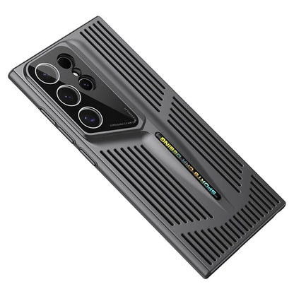 For Samsung Galaxy S24 Ultra Case Electroplating Hard PC Phone Cover Breathable Heat Dissipation