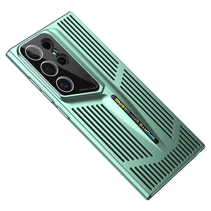 For Samsung Galaxy S23 Ultra Case Hard PC Electroplating Phone Cover Heat Dissipation Micro-Matte Back
