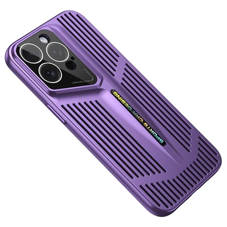 For iPhone 15 Pro Case Heat Dissipation Electroplating Hard PC Phone Cover