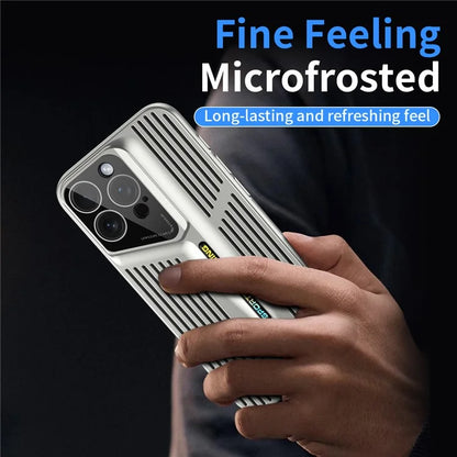 For iPhone 15 Pro Case Heat Dissipation Electroplating Hard PC Phone Cover