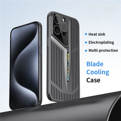 For iPhone 13 Pro Max Case Breathable Protection Hard PC Anti-Fall Phone Cover