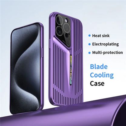 For iPhone 13 Pro Max Case Breathable Protection Hard PC Anti-Fall Phone Cover