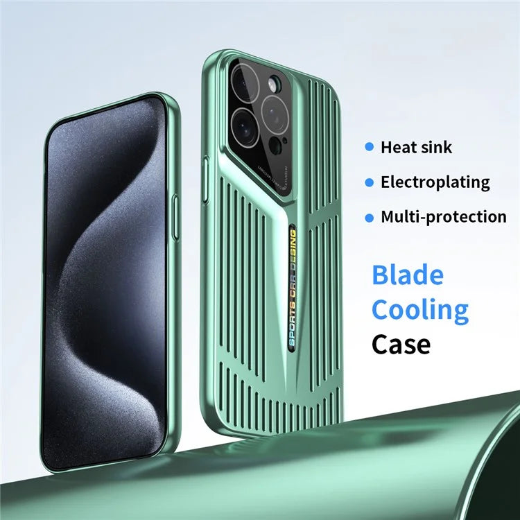 For iPhone 13 Pro Max Case Breathable Protection Hard PC Anti-Fall Phone Cover