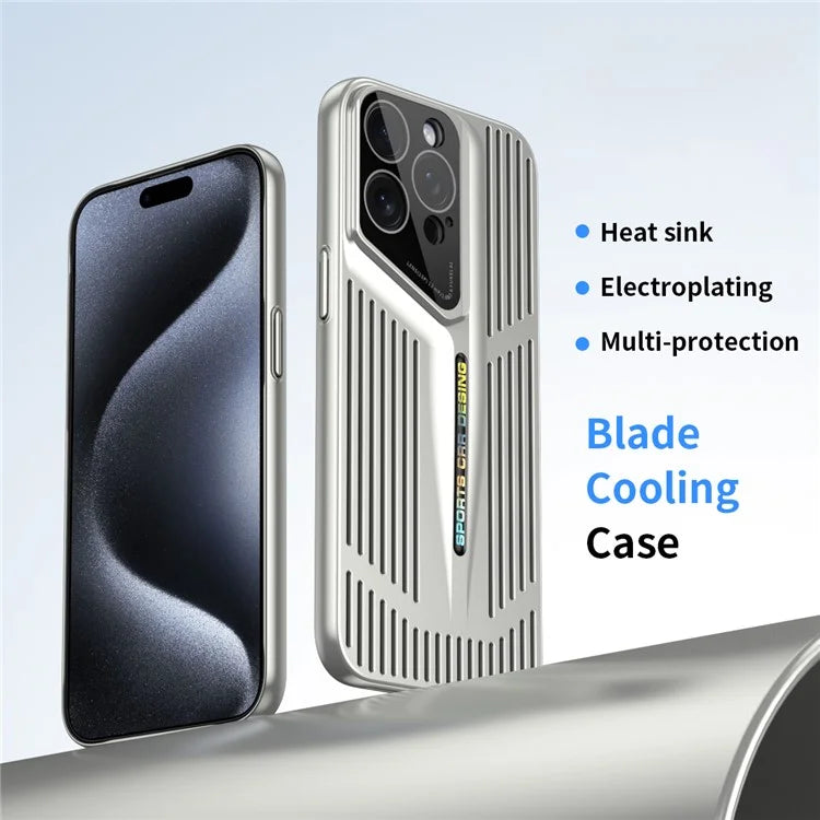 For iPhone 14 Pro Max Case Hard PC Heat Dissipation Hollow Mobile Phone Cover