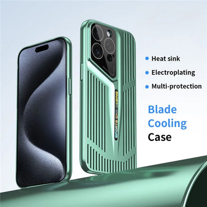 For iPhone 14 Pro Max Case Hard PC Heat Dissipation Hollow Mobile Phone Cover
