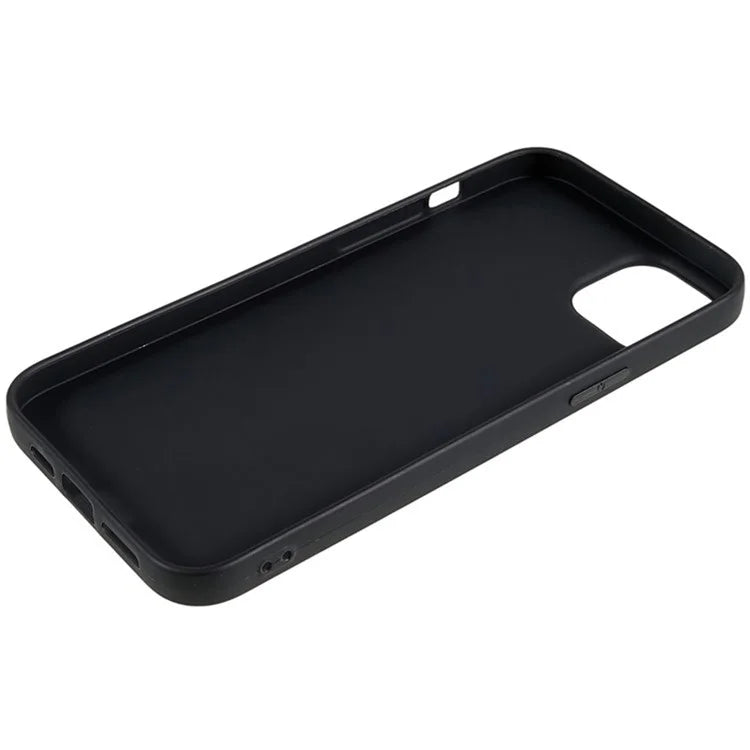 WANLONFENG MS Series for iPhone 13 TPU Phone Case with Tempered Glass Film (Big Lens Hole)