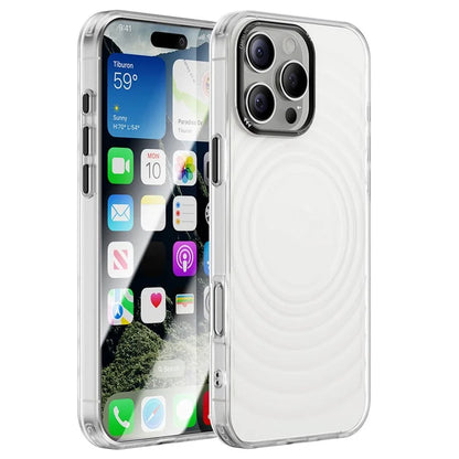 For iPhone 15 Pro Max Case 3D Ripple Texture Shockproof Acrylic+TPU Phone Cover