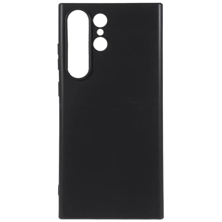 WANLONFENG MS Series for Samsung Galaxy S23 Ultra TPU Case Matte Phone Cover with Tempered Glass Screen Film