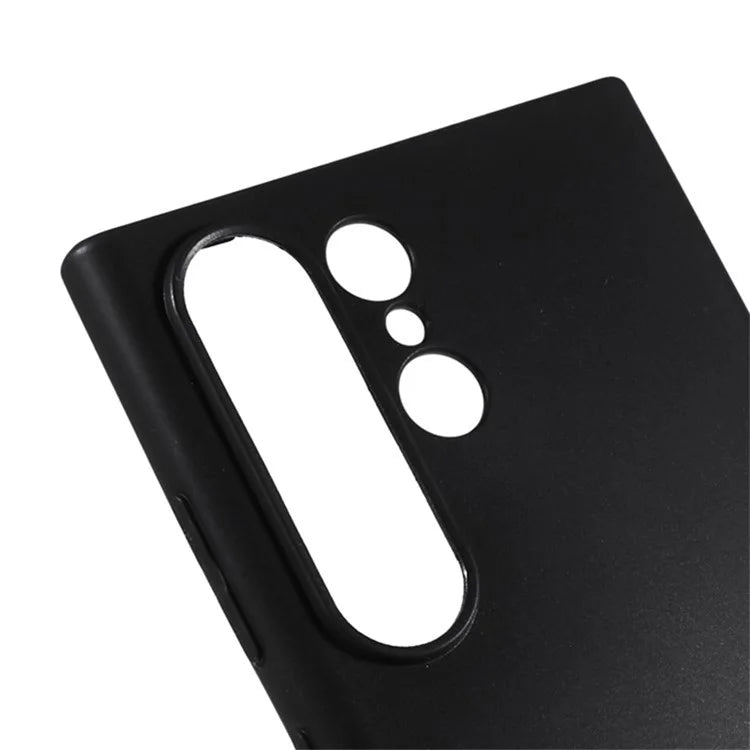 WANLONFENG MS Series for Samsung Galaxy S23 Ultra TPU Case Matte Phone Cover with Tempered Glass Screen Film