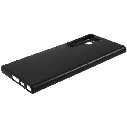 WANLONFENG MS Series for Samsung Galaxy S23 Ultra TPU Case Matte Phone Cover with Tempered Glass Screen Film