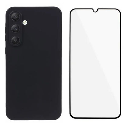 WANLONFENG MS Series for Samsung Galaxy A25 5G (Global) (161.0 x 76.5 x 8.3mm) Case Matte TPU Cover with Screen Film
