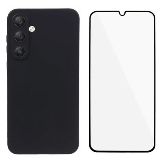 WANLONFENG MS Series for Samsung Galaxy A25 5G (Global) (161.0 x 76.5 x 8.3mm) Case Matte TPU Cover with Screen Film