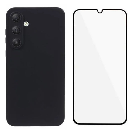 WANLONFENG MS Series for Samsung Galaxy A15 4G / 5G Matte TPU Case with Screen Protector