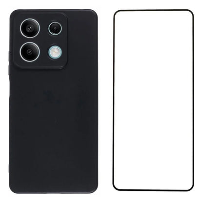 WANLONFENG MS Series for Xiaomi Poco X6 5G / Redmi Note 13 Pro 5G TPU Case with Tempered Glass Film