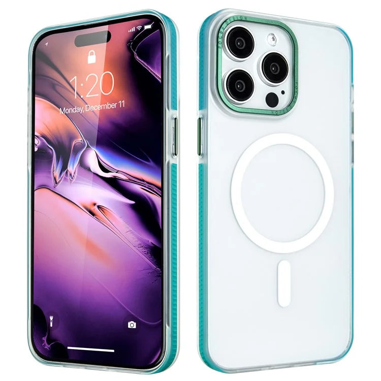 For iPhone 14 Pro Max Case Compatible with MagSafe Skin-Touch PC+TPU Phone Cover