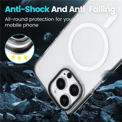 For iPhone 14 Pro Max Case Compatible with MagSafe Skin-Touch PC+TPU Phone Cover