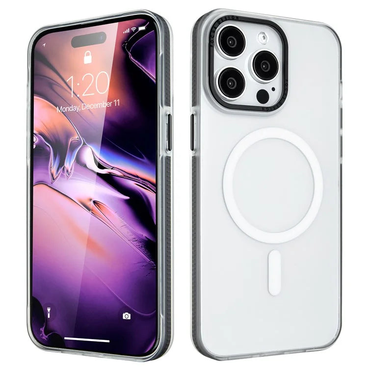 For iPhone 14 Pro Max Case Compatible with MagSafe Skin-Touch PC+TPU Phone Cover