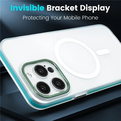 For iPhone 14 Pro Max Case Compatible with MagSafe Skin-Touch PC+TPU Phone Cover