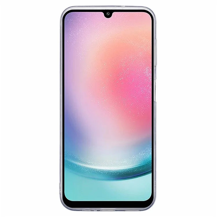 WANLONFENG AW Series for Samsung Galaxy A14 4G / 5G Case TPU Shiny Butterfly Phone Cover with HD Film