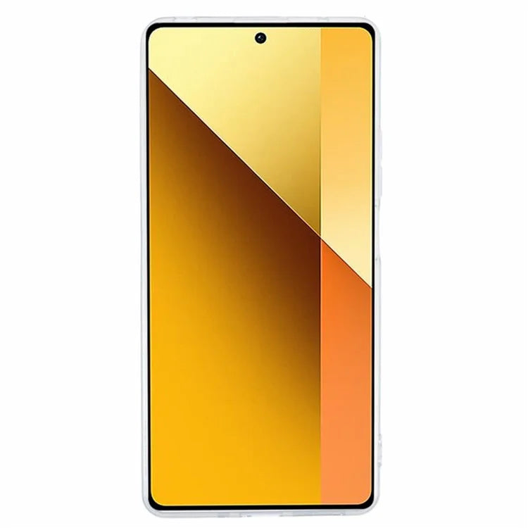 WANLONFENG AW Series for Xiaomi Redmi Note 13 5G Case Butterfly Epoxy TPU Sparkle Phone Cover with Screen Film