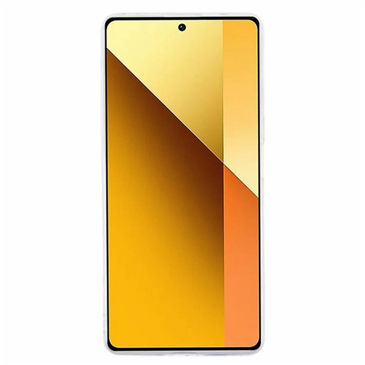 WANLONFENG AW Series for Xiaomi Redmi Note 13 5G Case Butterfly Epoxy TPU Sparkle Phone Cover with Screen Film