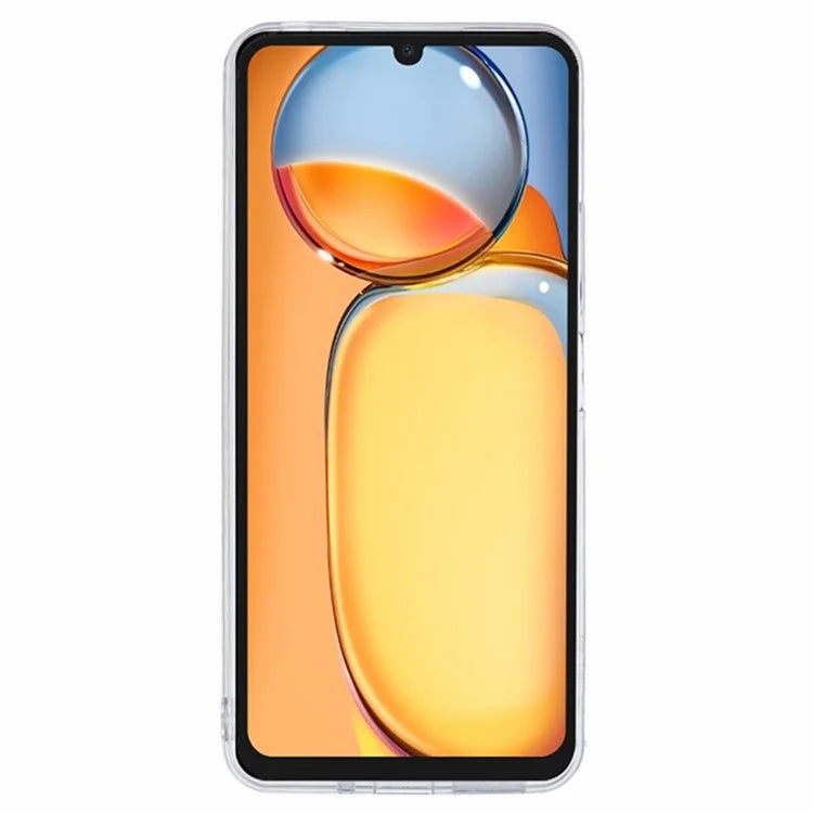 WANLONFENG AW Series for Xiaomi Redmi 13R 5G / 13C 4G / 5G / Poco C65 4G / M6 5G Case PVC Butterfly TPU Phone Cover with Screen Film