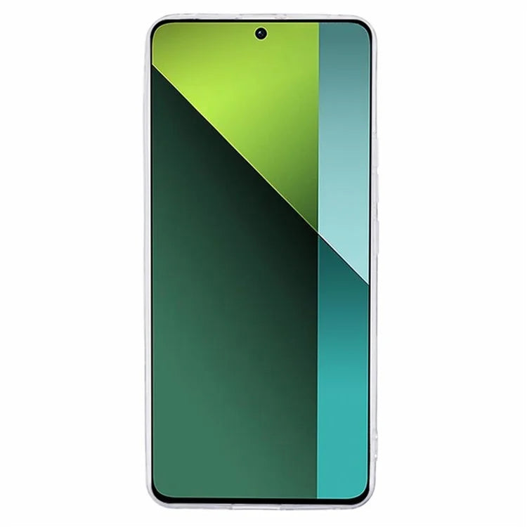 WANLONFENG AW Series for Xiaomi Poco X6 5G / Redmi Note 13 Pro 5G Case with Screen Film TPU Phone Cover PVC Butterfly Epoxy