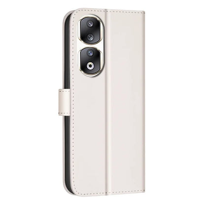 BINFEN COLOR BF34 for Honor 90 Pro Wallet Case Square Grid Leather Stand Cover