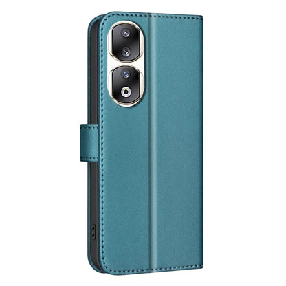BINFEN COLOR BF34 for Honor 90 Pro Wallet Case Square Grid Leather Stand Cover
