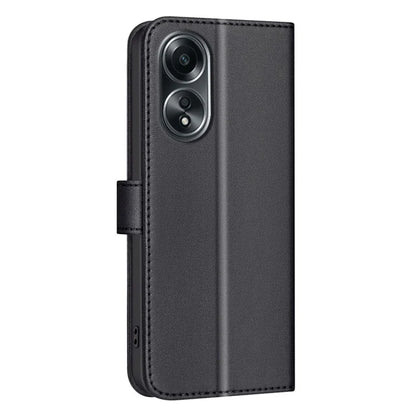 BINFEN COLOR BF34 for Oppo A58 4G Case Square Grid Pattern Leather Wallet Phone Cover