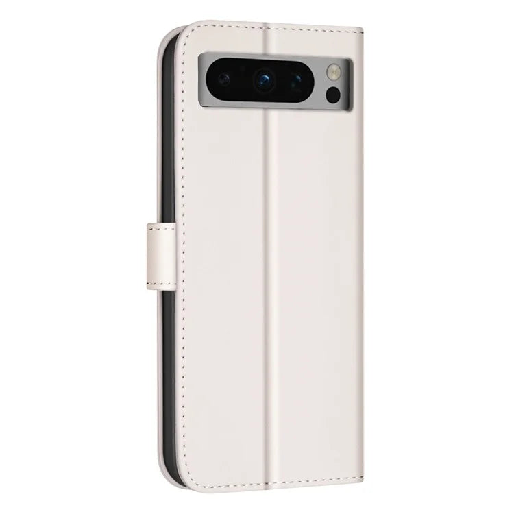 BINFEN COLOR BF34 for Google Pixel 8 Pro Case Leather Phone Cover Square Grid Pattern