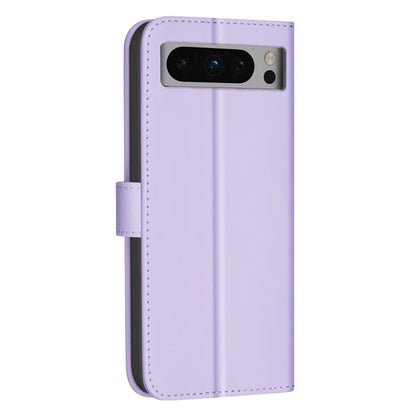 BINFEN COLOR BF34 for Google Pixel 8 Pro Case Leather Phone Cover Square Grid Pattern