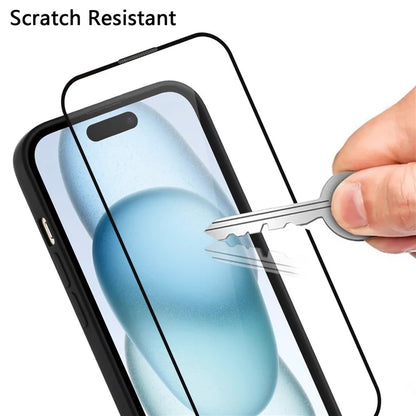 WANLONFENG RB2 Series for iPhone 14 Pro Case with Screen Protector Soft TPU Phone Cover