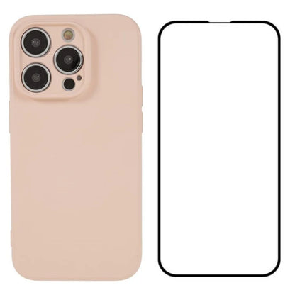 WANLONFENG RB2 Series for iPhone 14 Pro Case with Screen Protector Soft TPU Phone Cover