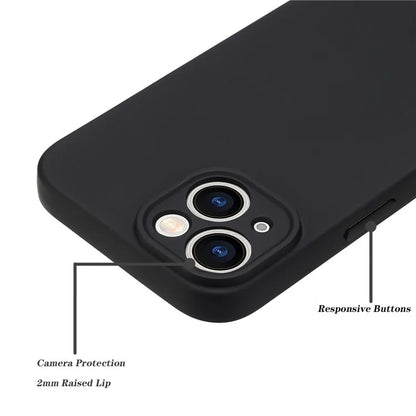 WANLONFENG RB2 Series for iPhone 14 Pro Case with Screen Protector Soft TPU Phone Cover