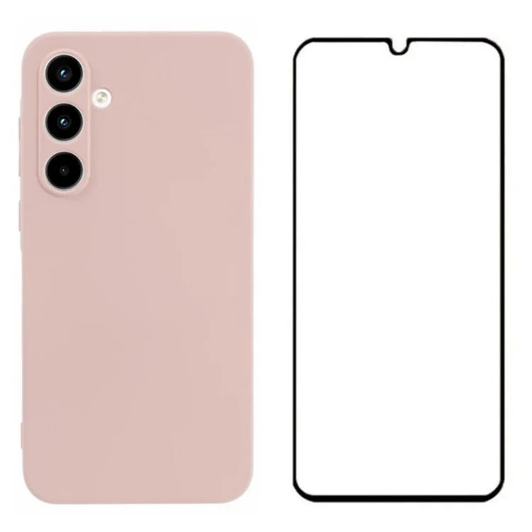 WANLONFENG RB2 Series for Samsung Galaxy A25 5G (Global) (161.0 X 76.5 X 8.3mm) Case Anti-Drop TPU Phone Cover with Screen Film